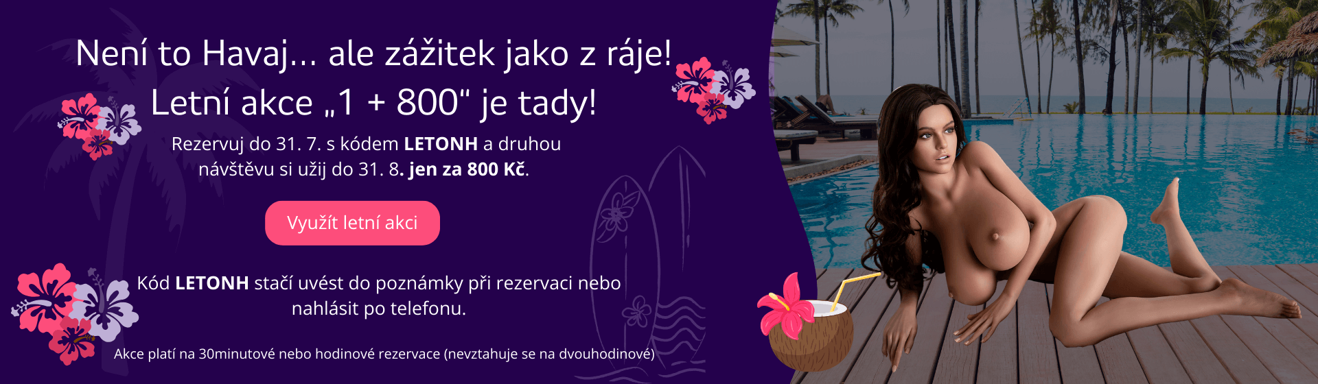 LETONH a druhá návštěva do 31. 8. jen za 800 Kč!
