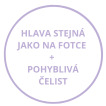 Hlava stejná jako na fotce&pohyblivá čelist +1 990 Kč