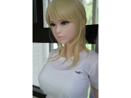 Silikonová panna Blondýnka Milu, 130 cm/ D-Cup - Piper Doll