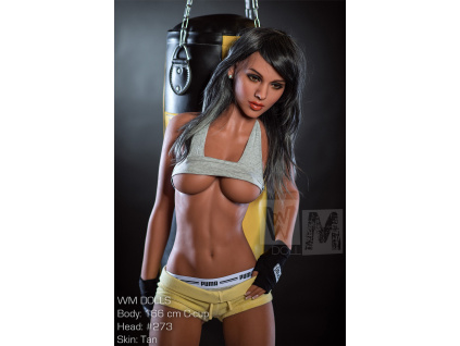 Realistická panna Černovláska Rachel, 166 cm/ C-Cup - Bazar