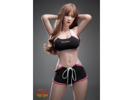 Realistická panna Fitness Kylie, 158 cm/ D-Cup - Top fire Doll