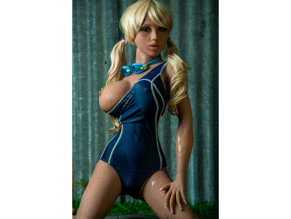 Reálná panna Blondýnka Pamela, 155 cm/ D-Cup - WM doll