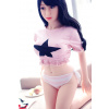 Silikonová panna Asiatka Lily, 140 cm/ D-Cup - AF Doll