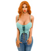 Realistická panna Zrzka Red, 161 cm/ H-Cup - SY Doll